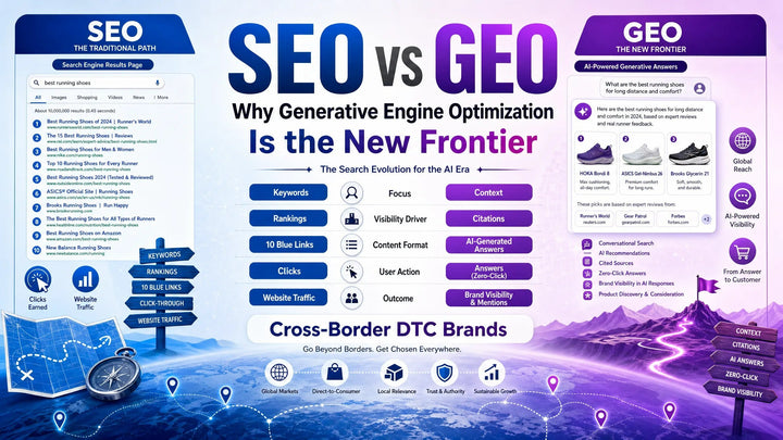 GEO vs SEO: Why Generative Engine Optimization Is the New Frontier for Cross-Border DTC Brands