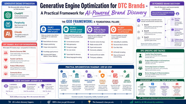 Generative Engine Optimization for DTC Brands - A Practical Framework for AI-Powered Brand Discovery